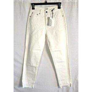 EVIDNT Anthropologie Los Angeles Orsay Slim Jeans White 25 NWT Stretch Denim